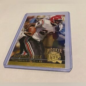 Marshall Faulk 1994 Rookie Fleer Ultra Football Card Vintage Collectible